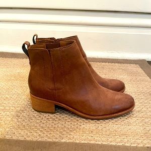 Kork Ease Brown Leather Ankle Boots